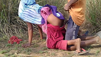 Wife Gone For Firewood, Husband Demands A Wild Outdoor Fuck Session – Desi Hindi Sex Video