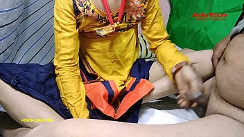 Hot Indian Bhabi Gets Fucked Hard In Her Tight Yellow Suit With Hindi Moans