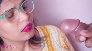 Intimate Encounter With Ravinadesi: A Close-up Blowjob And Cum-filled Climax