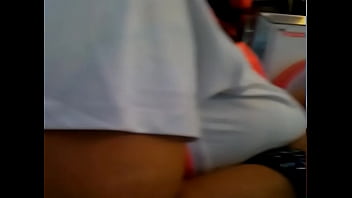 Desi Tits Straining Against A Tight T-shirt